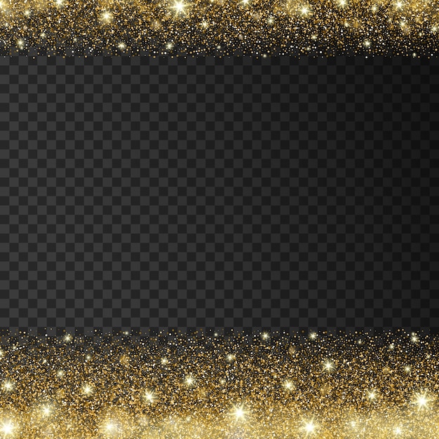 Vecteur gratuit golden sparkles drop background vector illustration