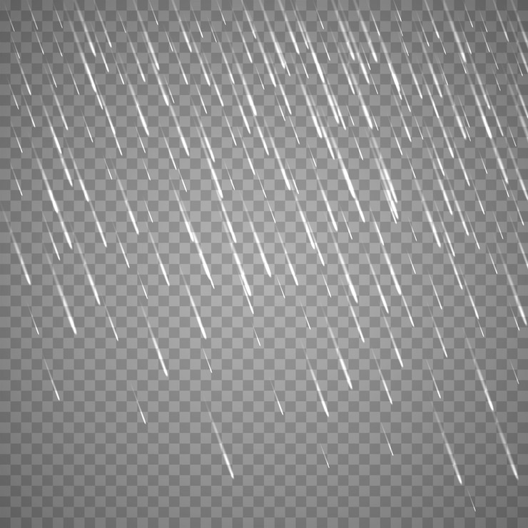 Vecteur gratuit gouttes de pluie transparentes en angle isolés sur fond abstrait effet de goutte de pluie de vecteur