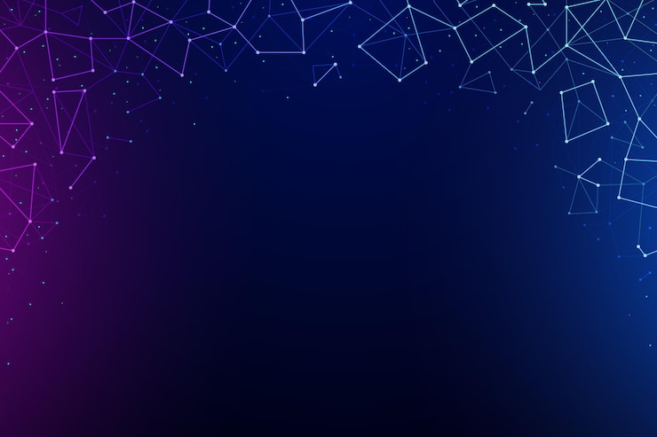 Vecteur gratuit gradient de fond de connexion réseau