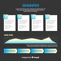 Vecteur gratuit gradient infographique