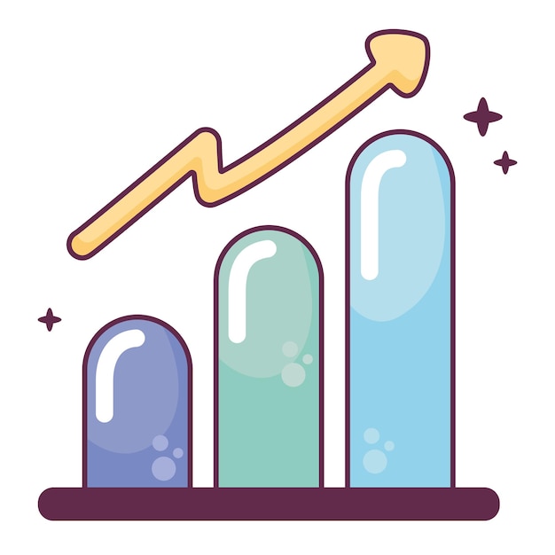 graphisme de barres mignons