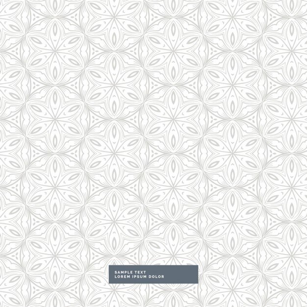 Vecteur gratuit gris style floral motif de fond