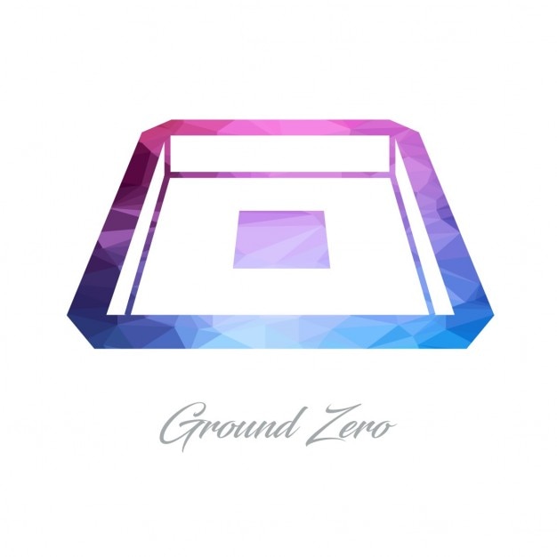 Vecteur gratuit ground zero polygon