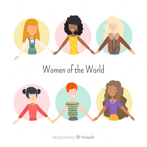 Groupe Interracial De Femmes
