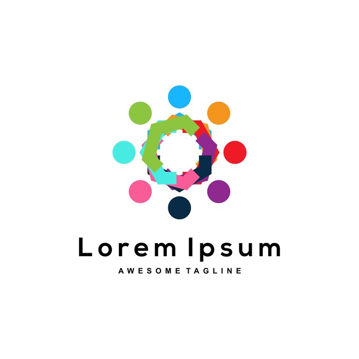 Vecteur gratuit groupe logo template
