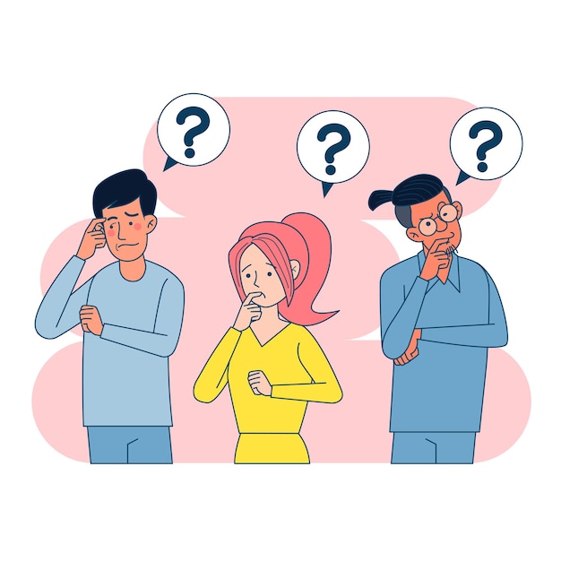 Groupe de personnes essayant de trouver la solution du problème