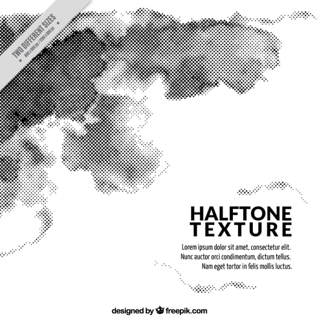 Vecteur gratuit halftone texture