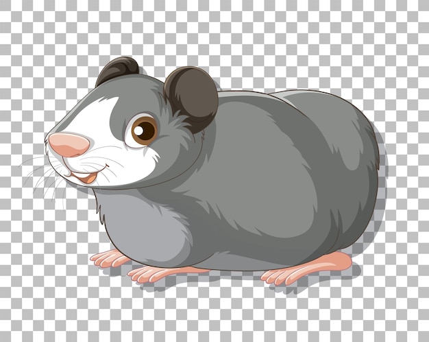 Vecteur gratuit hamster en style cartoon