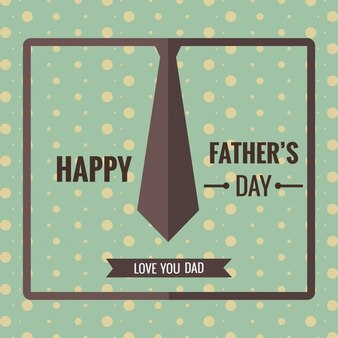 Happy Fathers Day Background Vecteur gratuit