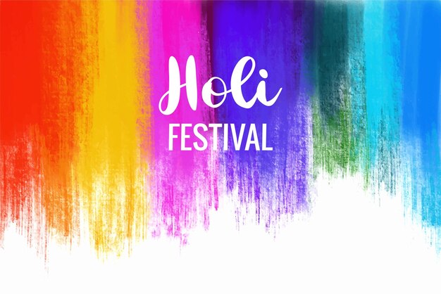 Happy holi célébration festival indien de fond de texture de couleurs