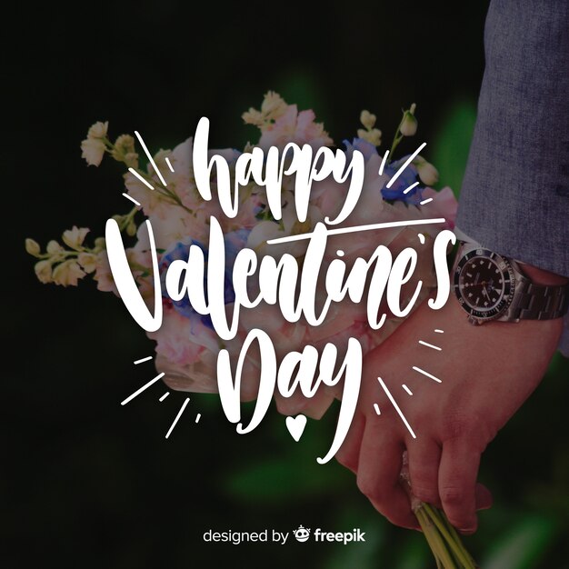 Happy Valentin&#39;s Lettering