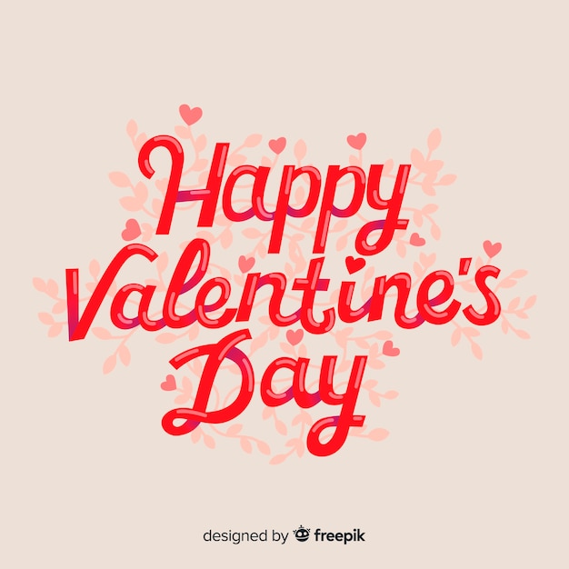 Happy Valentin's Lettering