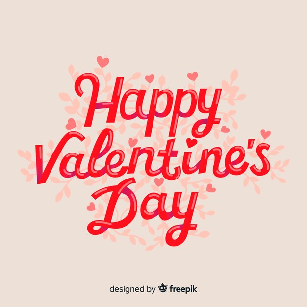 Happy Valentin&#39;s Lettering