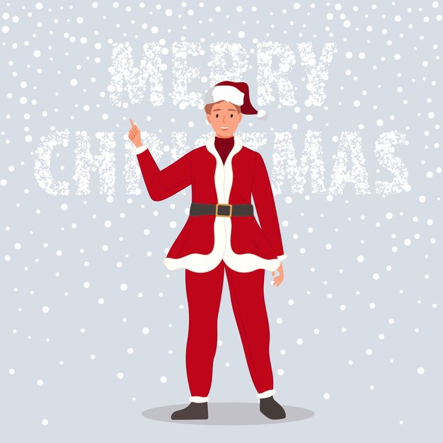 Vecteurs et illustrations de Homme noel en téléchargement gratuit  Freepik