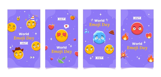 Histoire Instagram De La Journée Mondiale Des Emoji