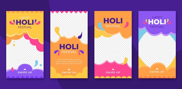 Histoires Instagram Du Festival Holi