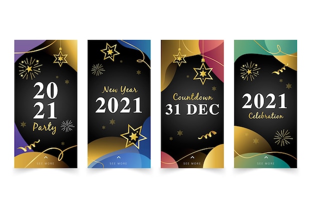 Histoires Instagram Pour La Fête Du Nouvel An 2021
