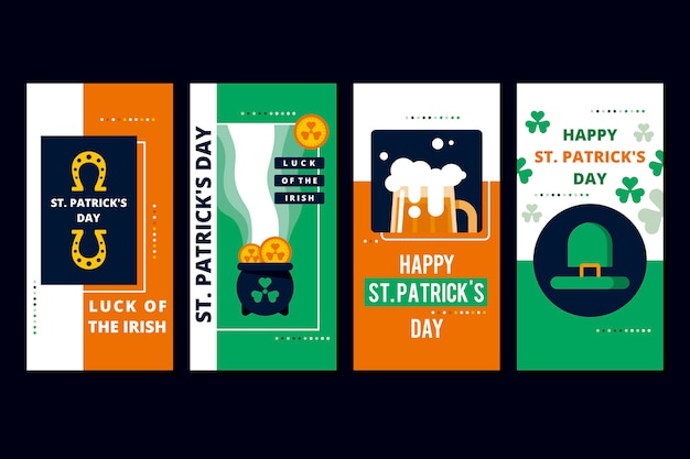 Histoires De Médias Sociaux De La Saint-patrick Pour Instagram