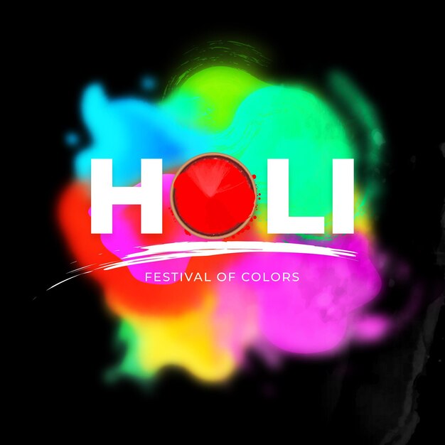 Holi Gulal coloré