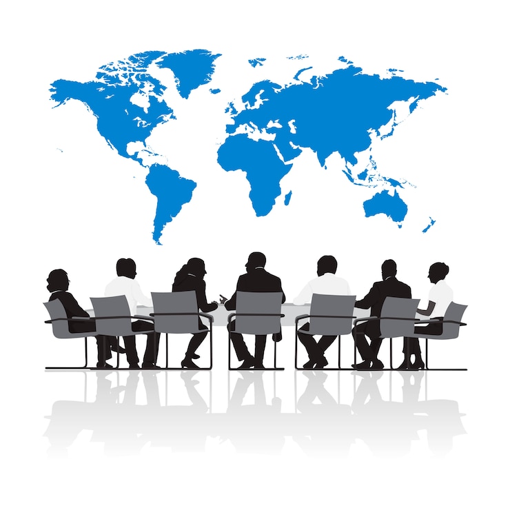 Vecteur gratuit hommes d&#39;affaires