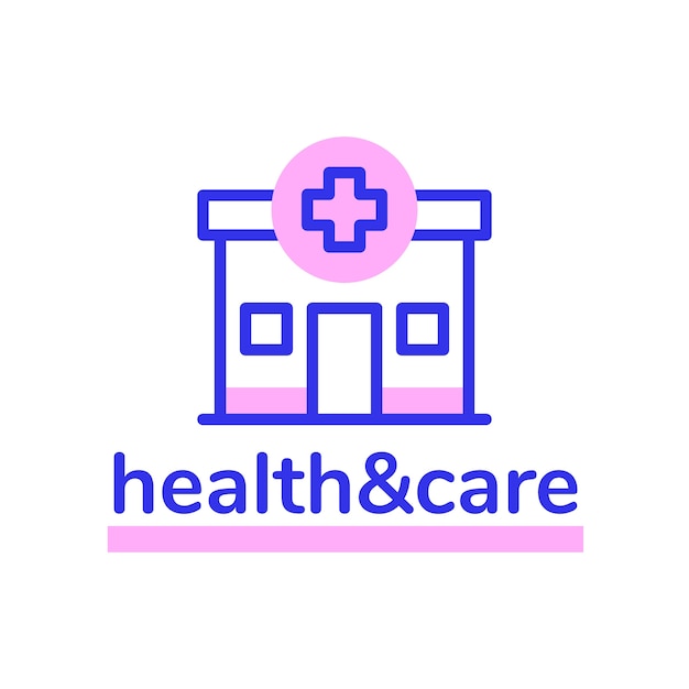 Vecteur gratuit hôpital logo template