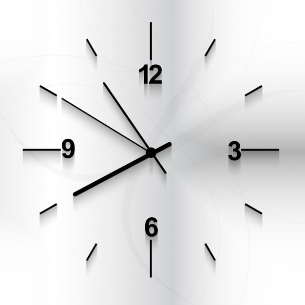 Vecteur gratuit horloge murale fond