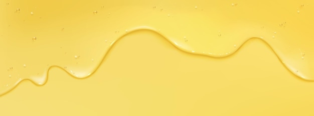 Vecteur gratuit huile ou miel de texture de gel cosmétique liquide clair