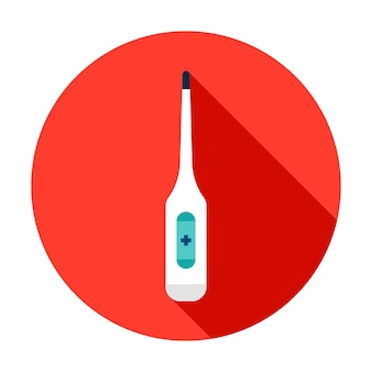 Icône de cercle de test de grossesse. illustration vectorielle avec ombre portée. article de médecine.