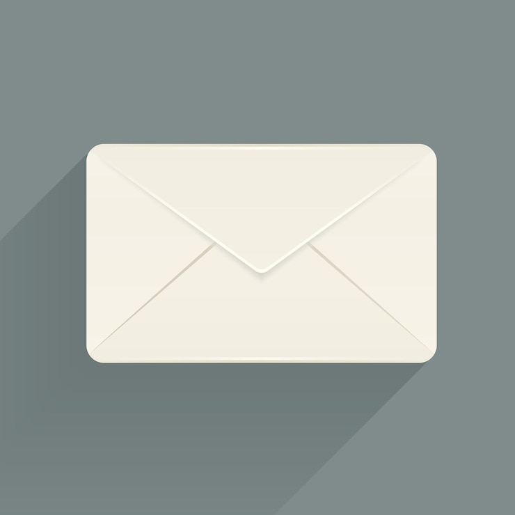 Vecteur gratuit icône de courrier de l'enveloppe