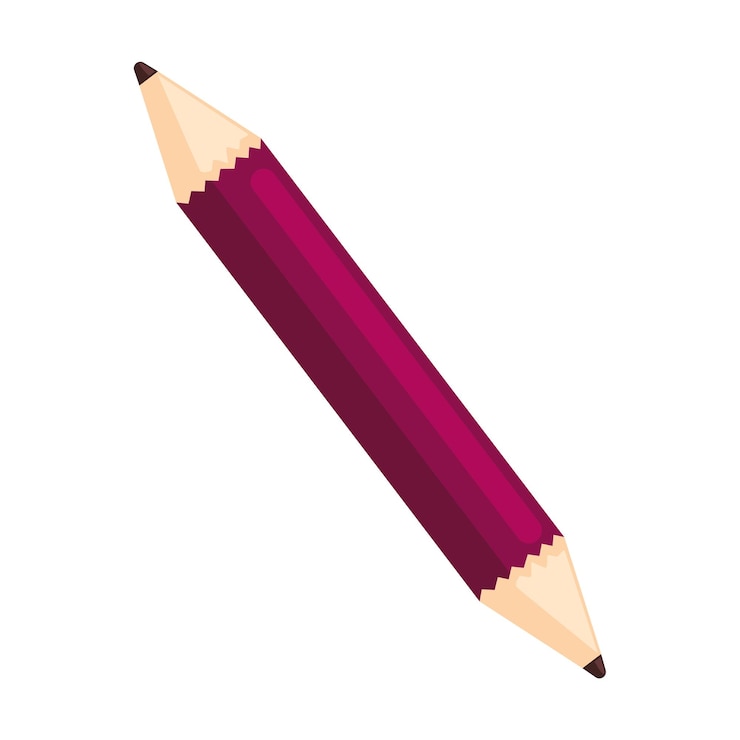 Vecteur gratuit icône de crayon de couleur cosmétique
