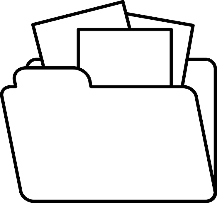 Vecteur gratuit icône du dossier