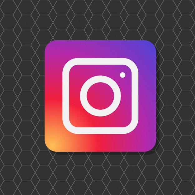 Vecteur gratuit l'icône de l'instagram