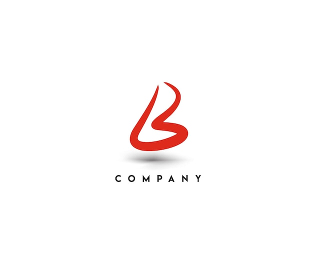 Vecteur gratuit identité de marque logo vectoriel d'entreprise b design.