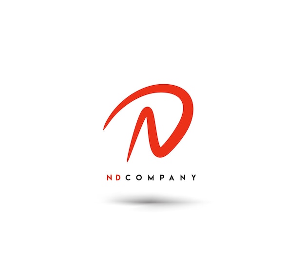 Identité de marque Logo vectoriel d'entreprise N Design.
