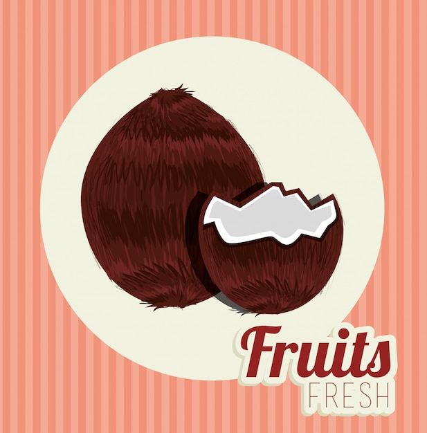 Illustration D'aliments Sains De Fruits