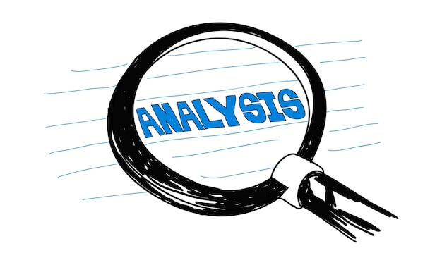 Vecteur gratuit illustration de l'analyse des données