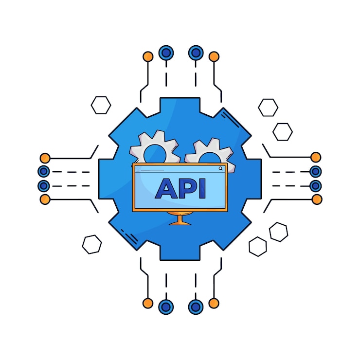 Vecteur gratuit illustration api dessinée à la main