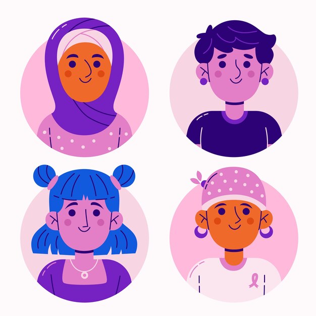 Illustration d'avatar dessiné à la main
