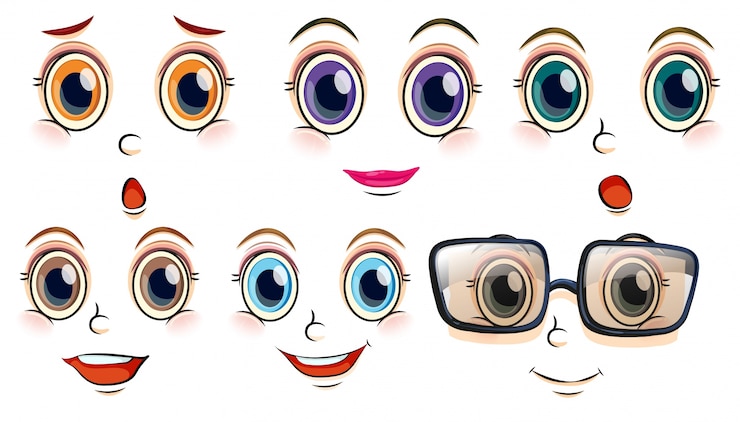 Vecteur gratuit illustration de beaucoup de femmes face à des émotions