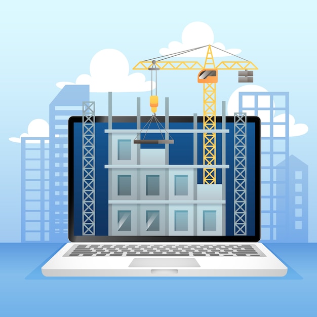 Illustration bim dégradé