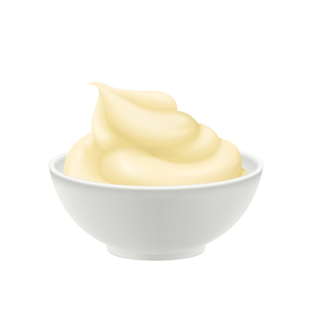 Illustration De Bol De Mayonnaise