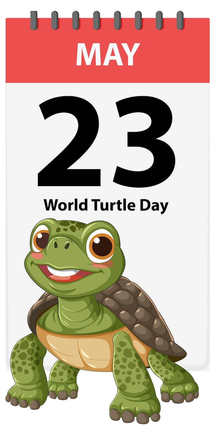 Vecteur gratuit illustration de la célébration de la journée mondiale des tortues