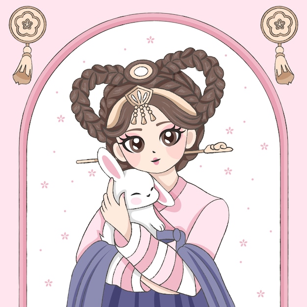 Illustration De Chuseok Dessinée à La Main