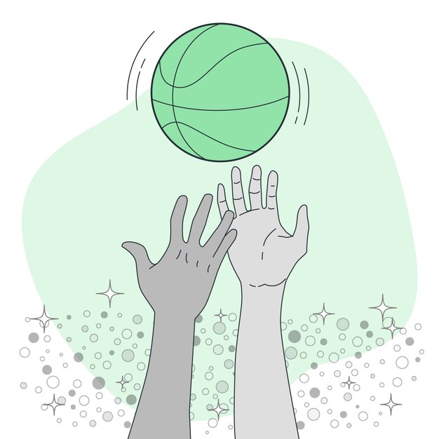 Vecteurs et illustrations de Ballon basket en téléchargement gratuit