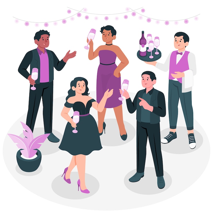Vecteur gratuit illustration de concept de cocktail