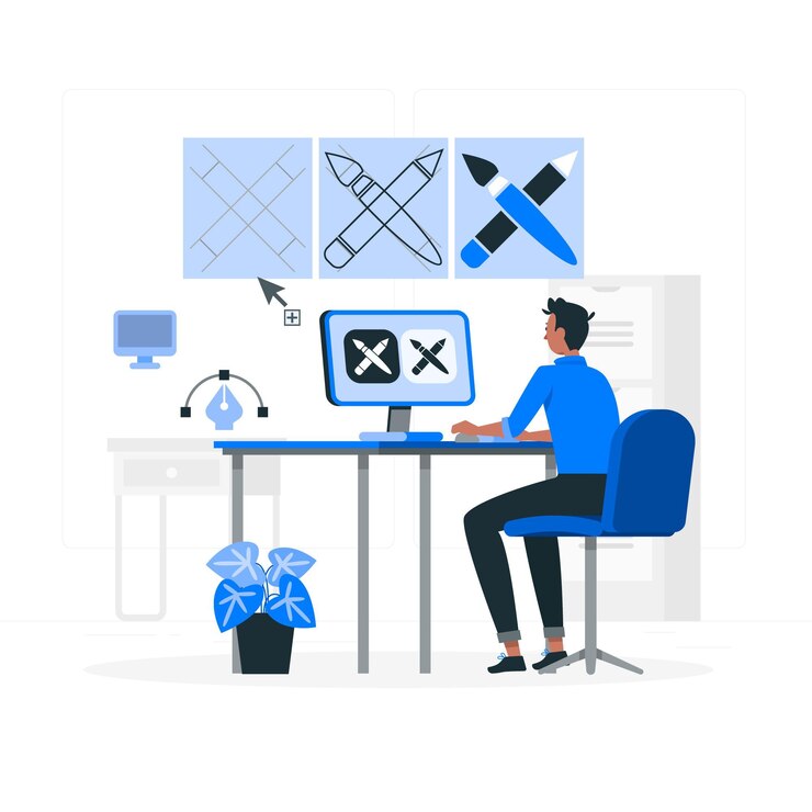 Vecteur gratuit illustration de concept de design icône