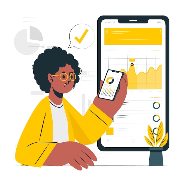 Illustration De Concept De Données D'application