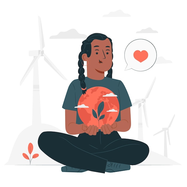 Illustration de concept d'environnement