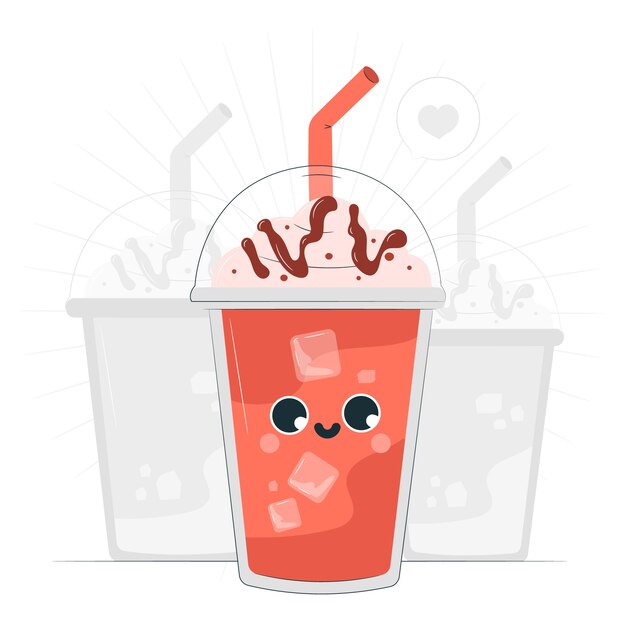 Illustration de concept de frappe