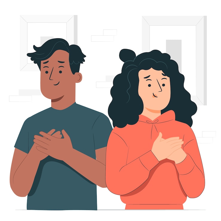 Vecteur gratuit illustration de concept d'honnêteté